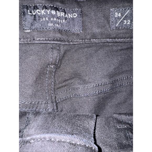 NWT LUCKY BRAND MEN'S 412 ATHLETIC SLIM FIT BLACK DENIM JEANS 34/32 - Picture 7 of 7
